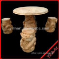 Outdoor Stone Garden Bench And Table (YL-S137)